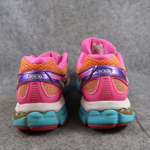 Asics Shoes Womens 11 Athletic Trainers Gel Nimbus 15 Running Sneakers Pink - Picture 9 of 16